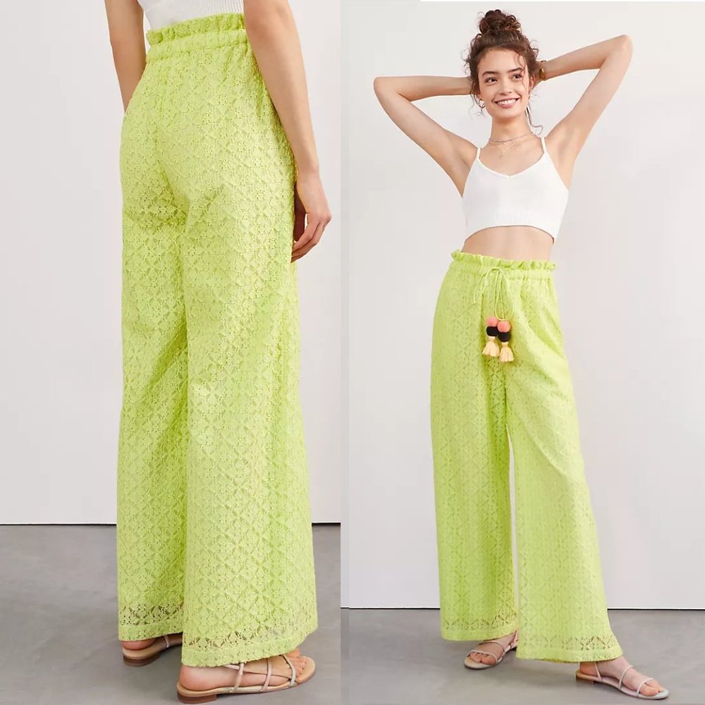 Anthropologie Lacy Wide-Leg Pants new with tag